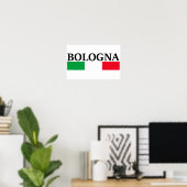 Poster Bologne Italie, j'aime Bologne (Bureau à domicile)