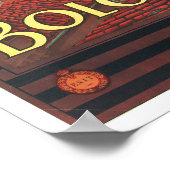 Poster Bologne Italie voyage millésime (Coin)