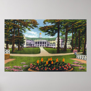 Poster Bolton Landing Vue extérieure de l'hôtel Sagamore