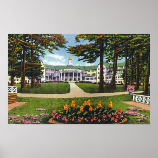 Poster Bolton Landing Vue extérieure de l'hôtel Sagamore (Devant)