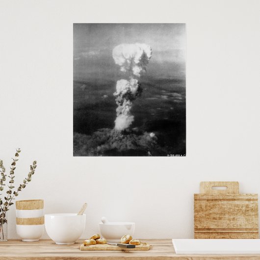 Poster Bombardement atomique d'Hiroshima (Cuisine)