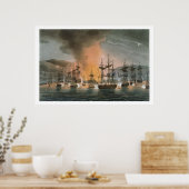 Poster Bombardement d'Alger, le 27 août 1816, de (Cuisine)
