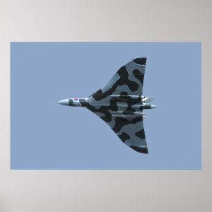 Poster Bombardier Vulcain en vol