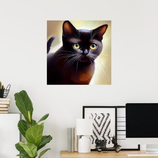 Poster Bombay Cat (Bureau à domicile)