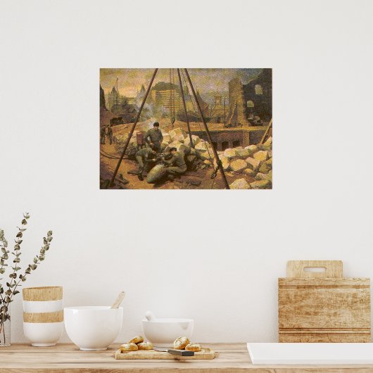 Poster Bombe britannique EOD creuse (Cuisine)