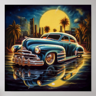 Poster Bombe Chevy Chevrolet Fleetline 1947