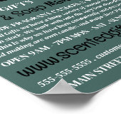 Poster Bombe de bain & bougie, bougie et fabricant de sav (Coin)