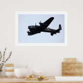 Poster Bombe De Lancaster En Vol. (Cuisine)