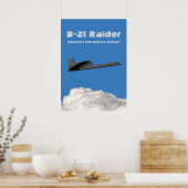 Poster Bombe furtif B-21 Raider (Cuisine)