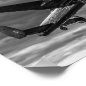 Poster Bombe Lancaster Dans Le Ciel Mono (Coin)