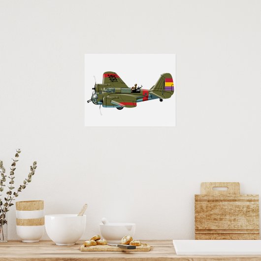 Poster Bombe rétro (Cuisine)