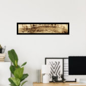 Poster Bombe Shelters WWI Photo 1918 (Bureau à domicile)