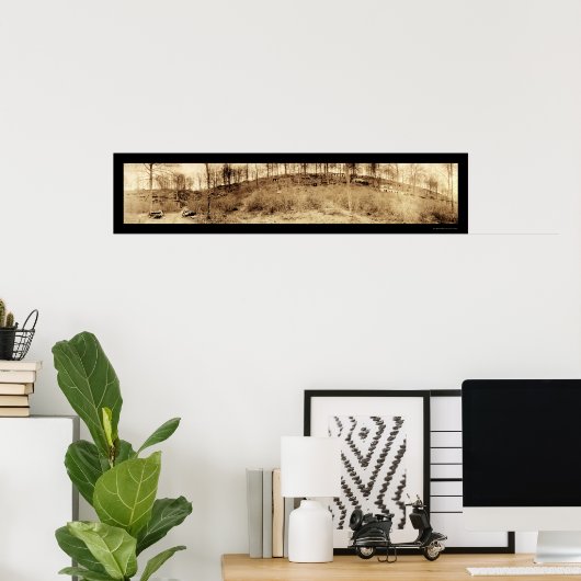 Poster Bombe Shelters WWI Photo 1918 (Bureau à domicile)