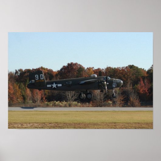 Poster Bomber 2ème guerre mondiale (Devant)