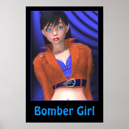 Poster Bomber Girl (Devant)