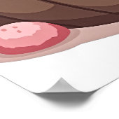 Poster Bombes de bain Relaxation Capybara Jacuzzi Fleurs (Coin)