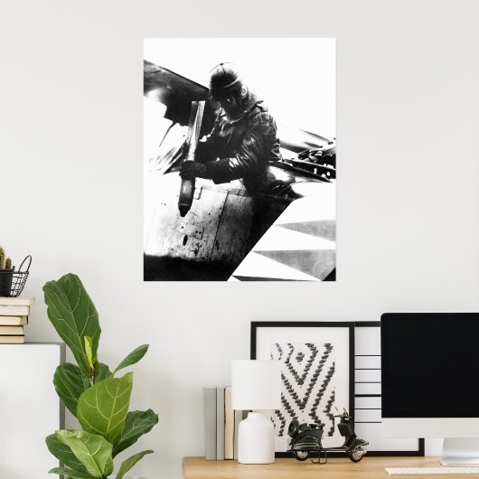 Poster Bombes Éloignées ! (Bureau à domicile)