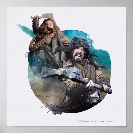 Poster Bombur et Bofur (Devant)