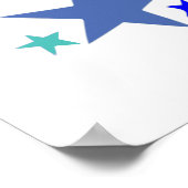 Poster Bon Amis Comme Stars Citation Inspirationnelle (Coin)