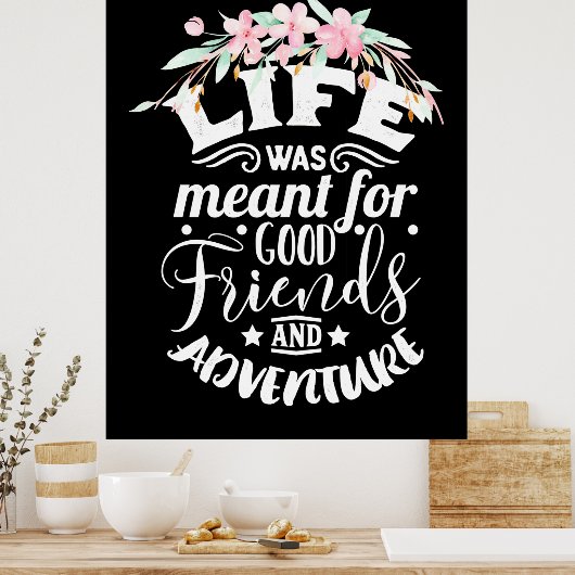 Poster Bon Amis Et Aventure (Cuisine)