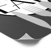 Poster bon appetit cuisine citation bold moderne chic (Coin)