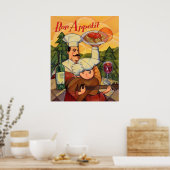 Poster Bon Apptit (Cuisine)