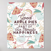 Poster Bon devis Apple Pies (Devant)