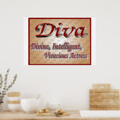 Poster Bon Diva (Cuisine)