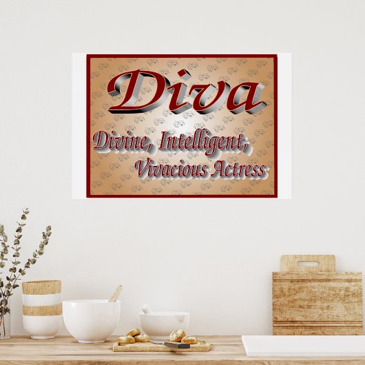 Poster Bon Diva (Cuisine)