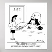 Poster Bon document fiscal conceptuel (Devant)