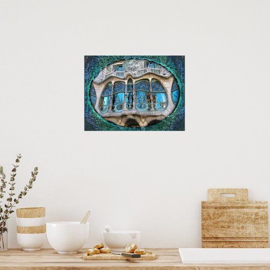 Poster Bon Gaudi ! (Impression d'objets d'art) (Cuisine)