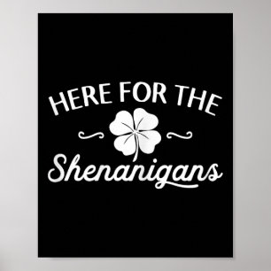 Poster Bon Jour de la Saint Patrick Pour Les Shenanigans