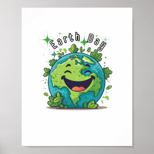 Poster Bon Jour des terres Poster-Eco cadeau de vacances