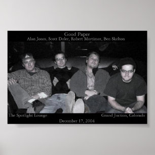Poster Bon papier