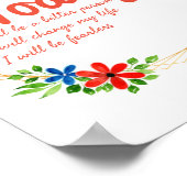 Poster bon positif citations de bonnes vidéos succès (Coin)