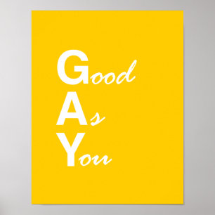 POSTER BON QUE TU GAYS