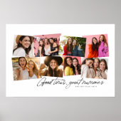 Poster Bon temps grands souvenirs fun 8 photo collage (Devant)