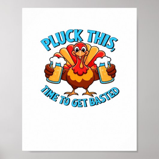 Poster Bon Temps Joyeux Thamksgiving classique T-shirt (Devant)