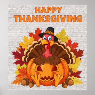 Poster bon thanksgiving
