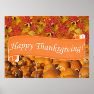 Poster bon thanksgiving