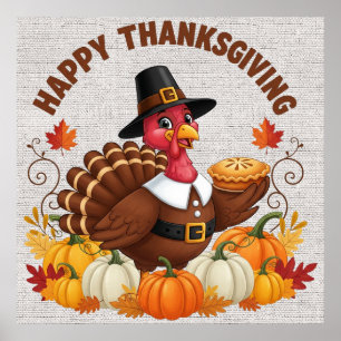 Poster bon thanksgiving