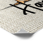 Poster bon thanksgiving (Coin)