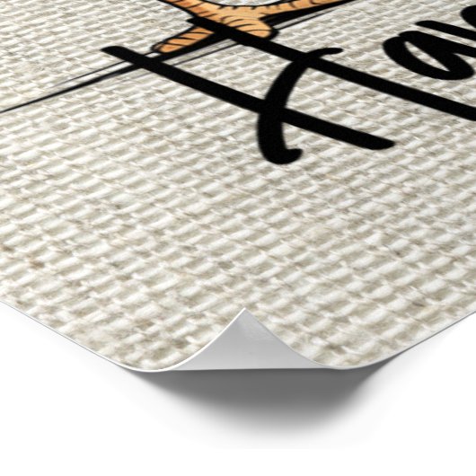 Poster bon thanksgiving (Coin)