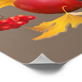 Poster bon thanksgiving (Coin)