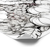 Poster Bon thanksgiving Couleur adulte (Coin)