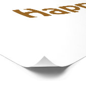 Poster BON THANKSGIVING ! Turquie (Coin)