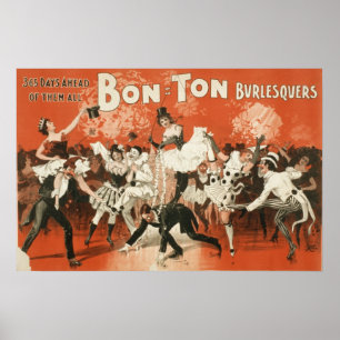 Poster Bon Ton Burlesquers 365 jours avant eux tous