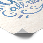 Poster Bon Typographie est Bon Fantaisiste (Coin)