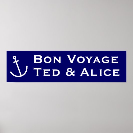 Poster Bon Voyage (Devant)