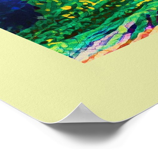 Poster Bon Voyage Arbre du Monde (Coin)